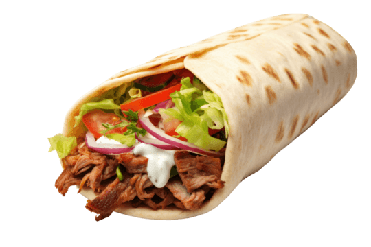 doner kebab wrap
